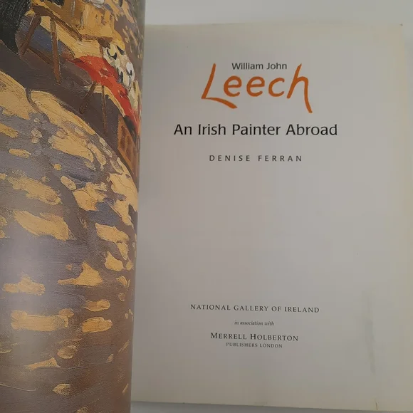 WILLIAM JOHN LEECH: AN IRISH PAINTER ABROAD Ferran Coffee Table Art Book - Picture 3 of 16